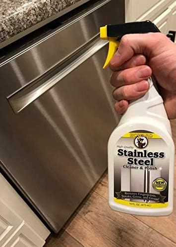 Howard Products Stainless Steel Cleaner for Appliances - Stainless Steel Cleaner and Polisher