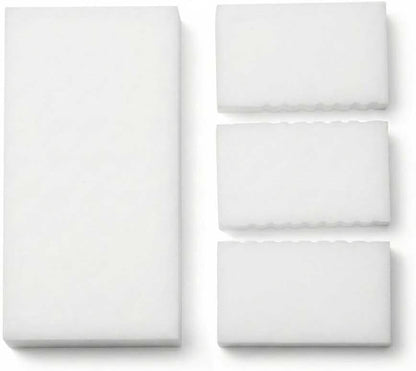 Melamine Cleaning Sponge (12-Pack) – Multi-Surface Eraser Sponge Bulk Pack, Breakable Cleaning Blocks for Stains, Scuffs, Dirt & Everyday Cleaning, Kitchen, Bathroom, Walls