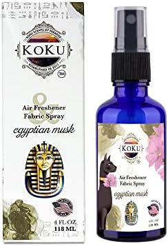 Egyptian Musk Air Freshener - Room Spray - Odor Eliminator - Deodorizer - Car Air Freshener - Home Spray - Linen Spray - Fabric Refresher - Non-Toxic - Alcohol Free - Made in USA (8 Oz)