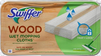 Swiffer Heavy Duty Mop Wet Multi-Surface Cloth Refills for Floor Mopping and Cleaning, Hardwood Floor Cleaner, 20 count