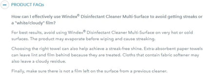Windex Multipurpose Cleaner Disinfectant Spray Bottle, Fast Clean Surface Cleaner, Citrus Scent, 23 Fl oz