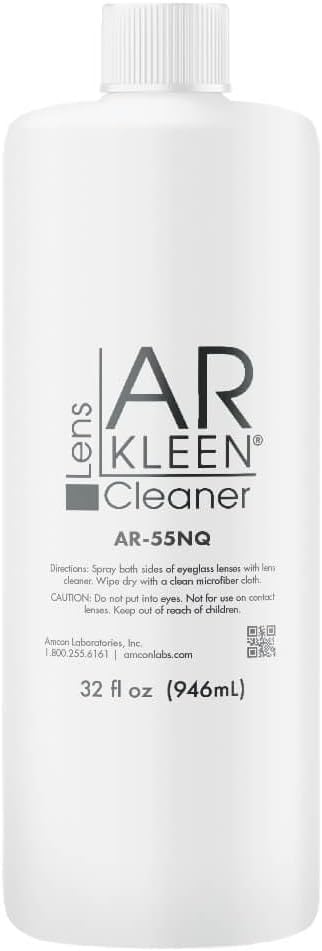 AR Kleen® 8oz Spray Pump | Multi-Purpose Lens Cleaner Safe For All Lenses & Screens | No Streaks | Ammonia and Alcohol Free