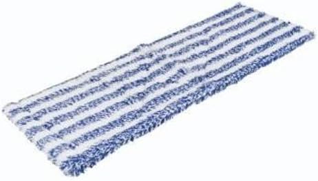 Mr. Clean Microfiber Wet/Dry Mop Machine-Washable Refill Head, White/Blue