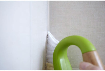 Full Circle Grunge Buster, Grout & Tile Scrub Brush, Recycled Materials, Tough & Durable, Grey