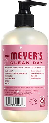 Mrs. MEYER'S Kitchen Set, Dish Soap, Hand Soap, and Multi-Surface Cleaner, 3 CT (Snowdrop)