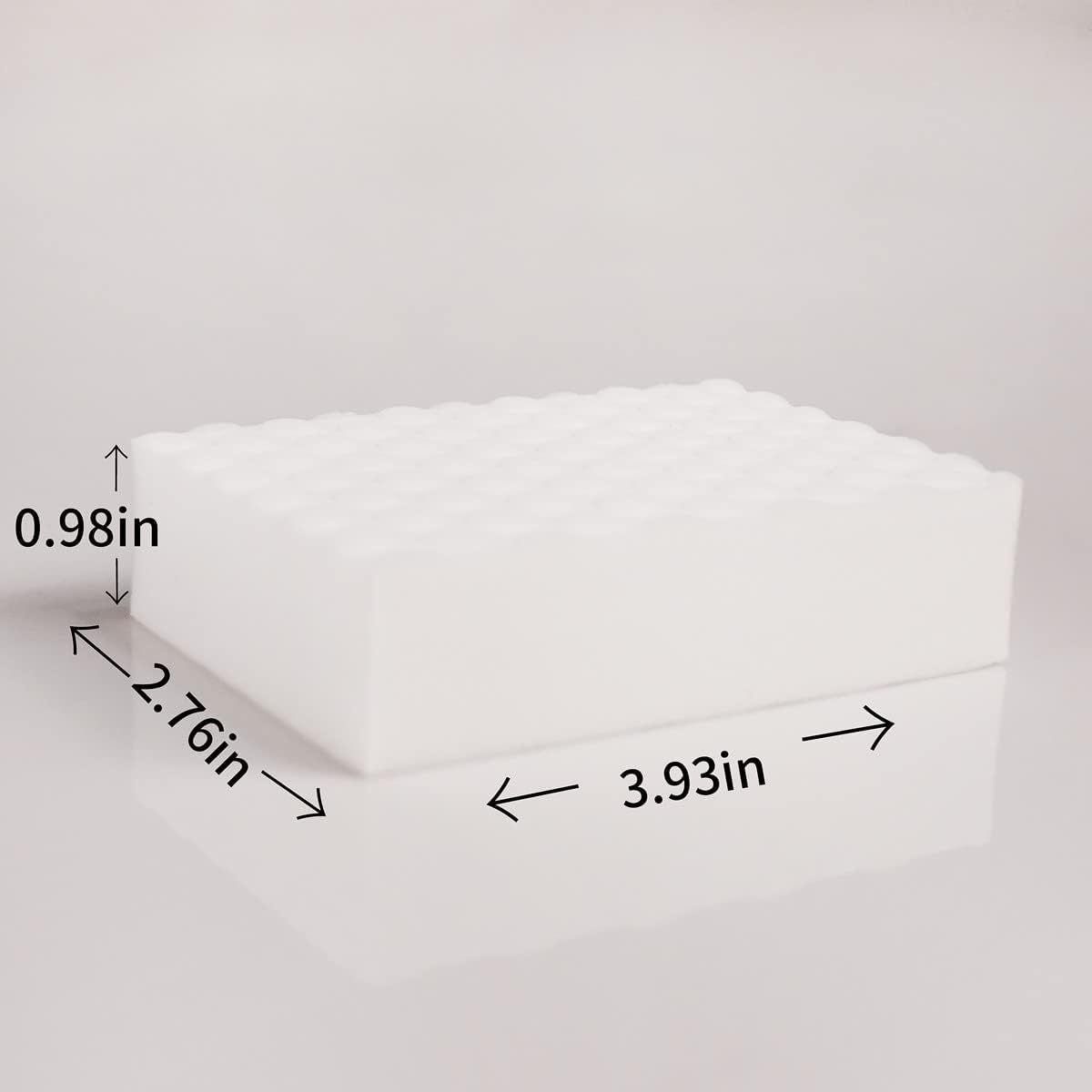 Magic Sponges Eraser,10 Pack Melamine Sponge in Bulk,2X Density,Long Lasting,Cleaning Sponge for Kitchen, Bathroom,Bathtub, Sink,Furniture, Wall Cleaner (White,3.93x2.36x0.79in)