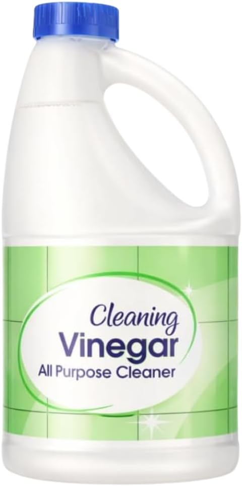 All Purpose Distilled White Vinegar Cleaning Solution, 64 fl oz Large Size, Multi-Use Household Cleaner for Kitchen, Bathroom, Glass & Surface Care