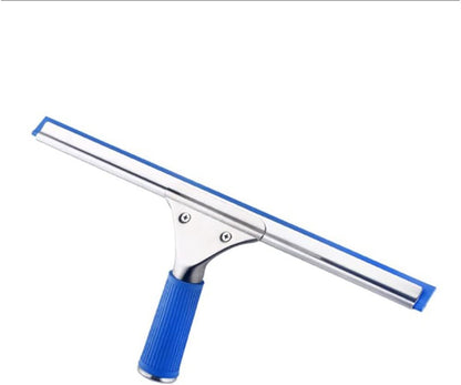 45cm 18in Grip Glass Squeegee for Window Cleaning,Stainless Steel All Purpose Squeegee with Non-Slip Handle for Shower Doors Window Car Mirror Glass (18in/45cm, Black)