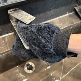 MAGIC WIPE® Microfiber Cleaning Gloves – Pack of 3 Reusable Dusting Gloves & Washing Mitt for Home, Kitchen, Car, Furniture & Electronics – Soft, Lint-Free, Washable Multipurpose Microfiber Gloves