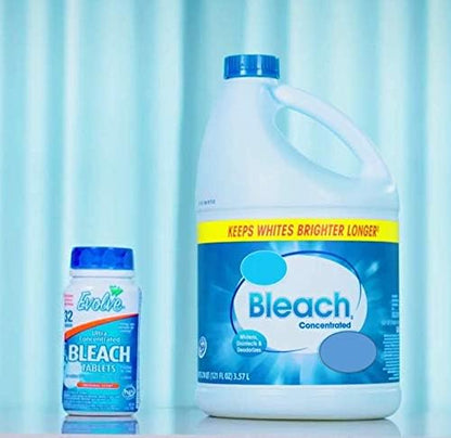 Evolve Concentrated Bleach Tablets -32 ct Fresh Lemon (2 pack)