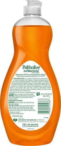 Palmolive Ultra Dish Liquid, Orange, Antibacterial, 32.5 Fl Oz (Pack of 1)