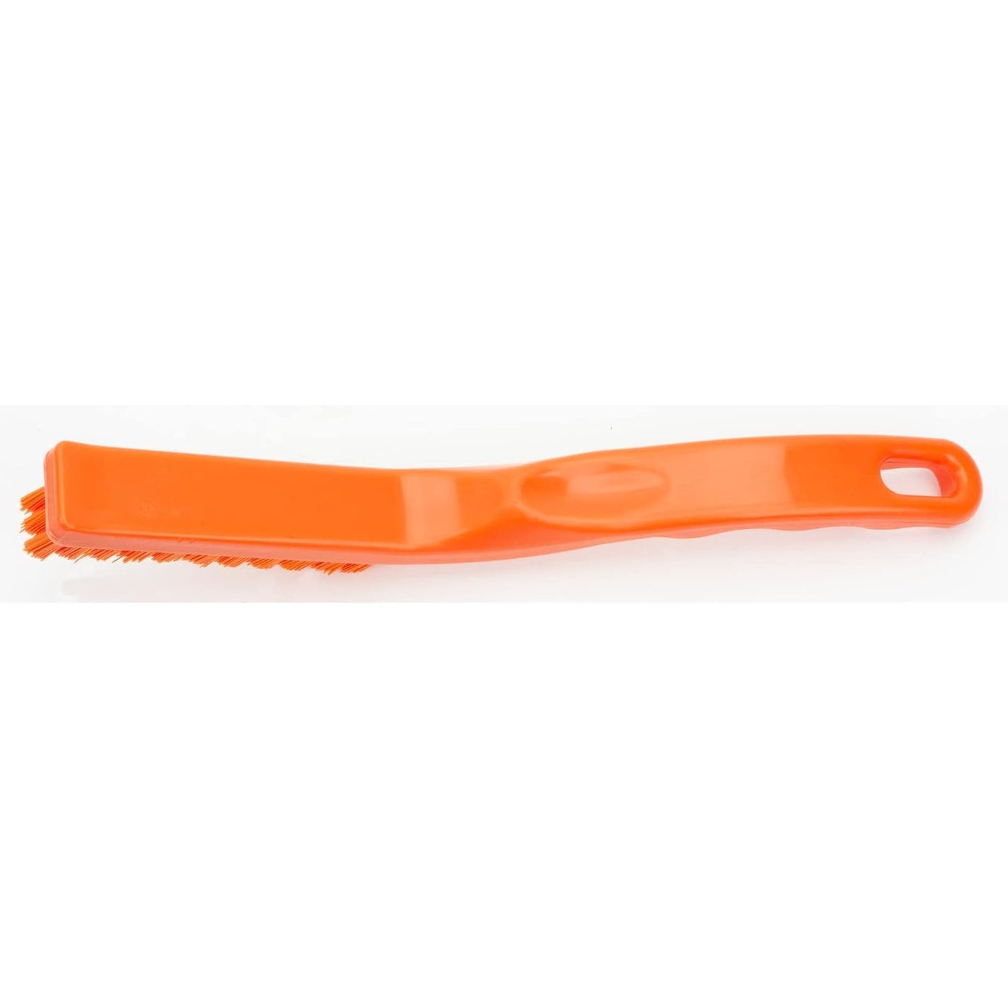 SPARTA Detail Brush Set - Grout & Crevice Brushes with Hanging Hole for Bathroom, Kitchens & Countertop, Plastic, 9 Inches, Orange