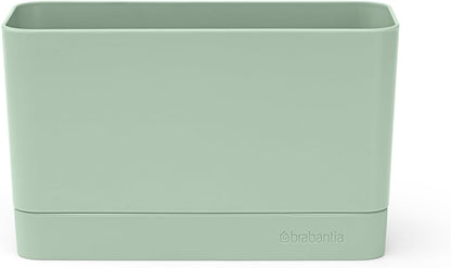 Brabantia Sink Organiser (Dark Gray) Non-Slip, Non-Scratch Kitchen Countertop Storage Caddy for Dish Brush, Soap, Cloths