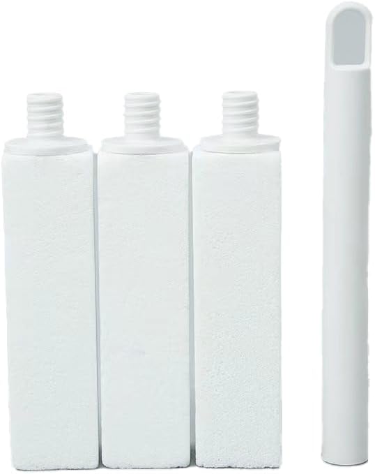 Simple Life Pumice Stone Toilet Bowl Cleaner | Toilet Pumice Stone with Extra Long Handle | Scouring Stick for Toilet Cleaning, Stain Removal on Toilets, Grills, Tiles, Grout & Pools | 4 Pack
