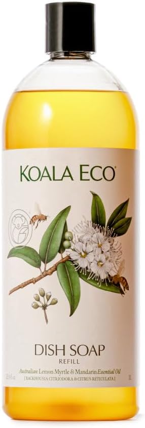 Koala Eco Dish Soap - with Australian Lemon Myrtle & Mandarin Essential Oil - 16oz