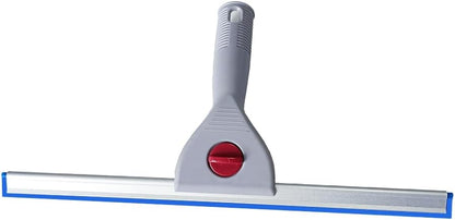 18" Heavy Duty Window Cleaning Squeegee Handheld Scraper for Glass Doors, Windows, Car Windshields (Black, 18IN/45CM)