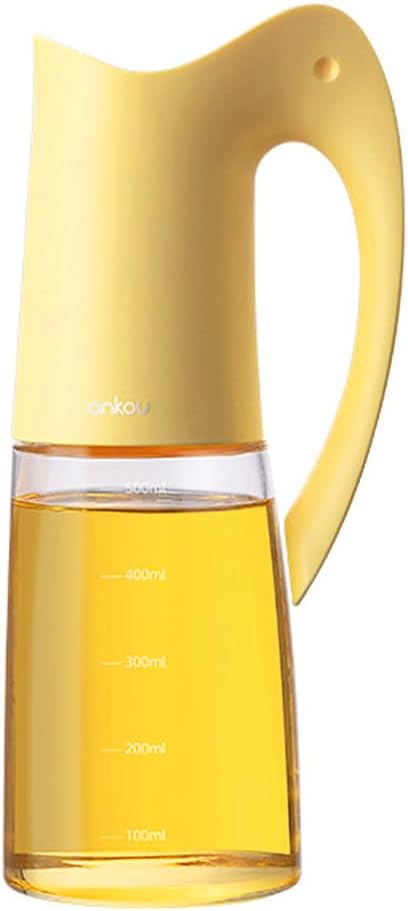 Ankou Olive Oil Sprayer Oil Spray Bottle,10oz/300ml Oil Dispenser Spray for Kitchen, High Borosilicate Glass Fine Mist Oil Sprayer for Cooking, Leakproof, BPA-Free Vinegar bottles for Salad, BBQ