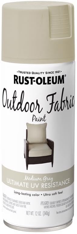 Rust-Oleum 358832 Outdoor Fabric Spray Paint, 12 oz, Navy