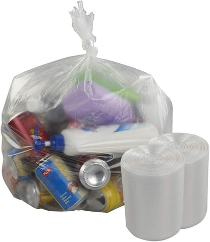 18 Gallon Clear Large Trash Bag, 95 Counts