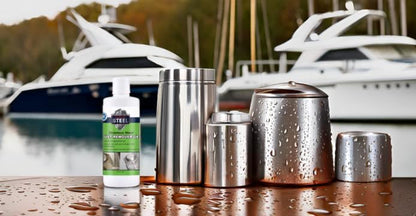 CLEAN MY STEEL Innoshine B570 Stainless Steel Rust Remover and Cleaner, NSF Certified, Approved for Food Contact Areas, 4 oz