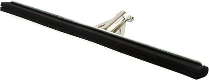 Restaurantware-SQUEEGEE ONLY: Clean Tek Professional 29.92 Inch Floor Squeegee, 1 Broom With Double Rubber Blade - Handle Sold Separately, Heavy-Duty, Steel Wiper For Concrete Floor