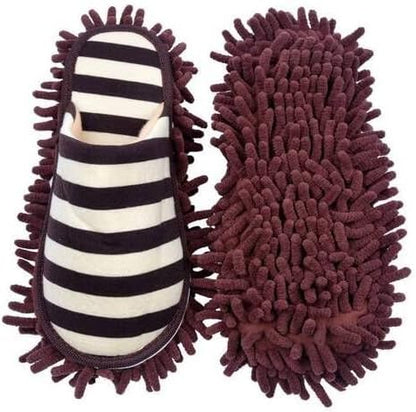 Unisex Microfiber Slippers Floor Cleaning Mop Men and Women House Dusting Slippers Floor Cleaning Tool