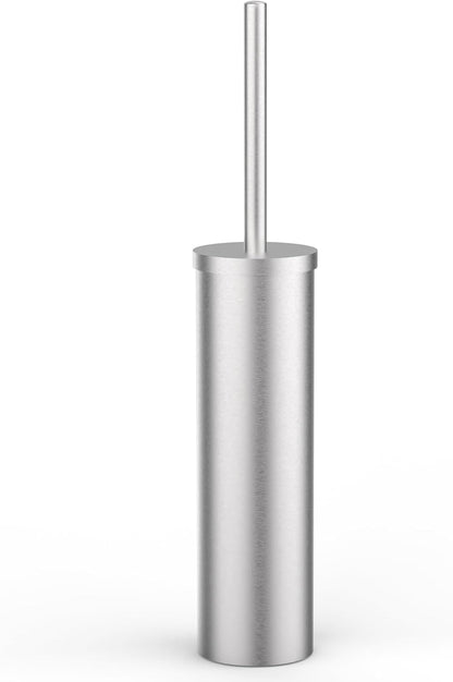 Stainless Steel Toilet Brush and Holder Set Oil Rubbed Matte Black Heavy Duty Toilet Bowl Brush with Long Handle for Bathroom and Farmhouse