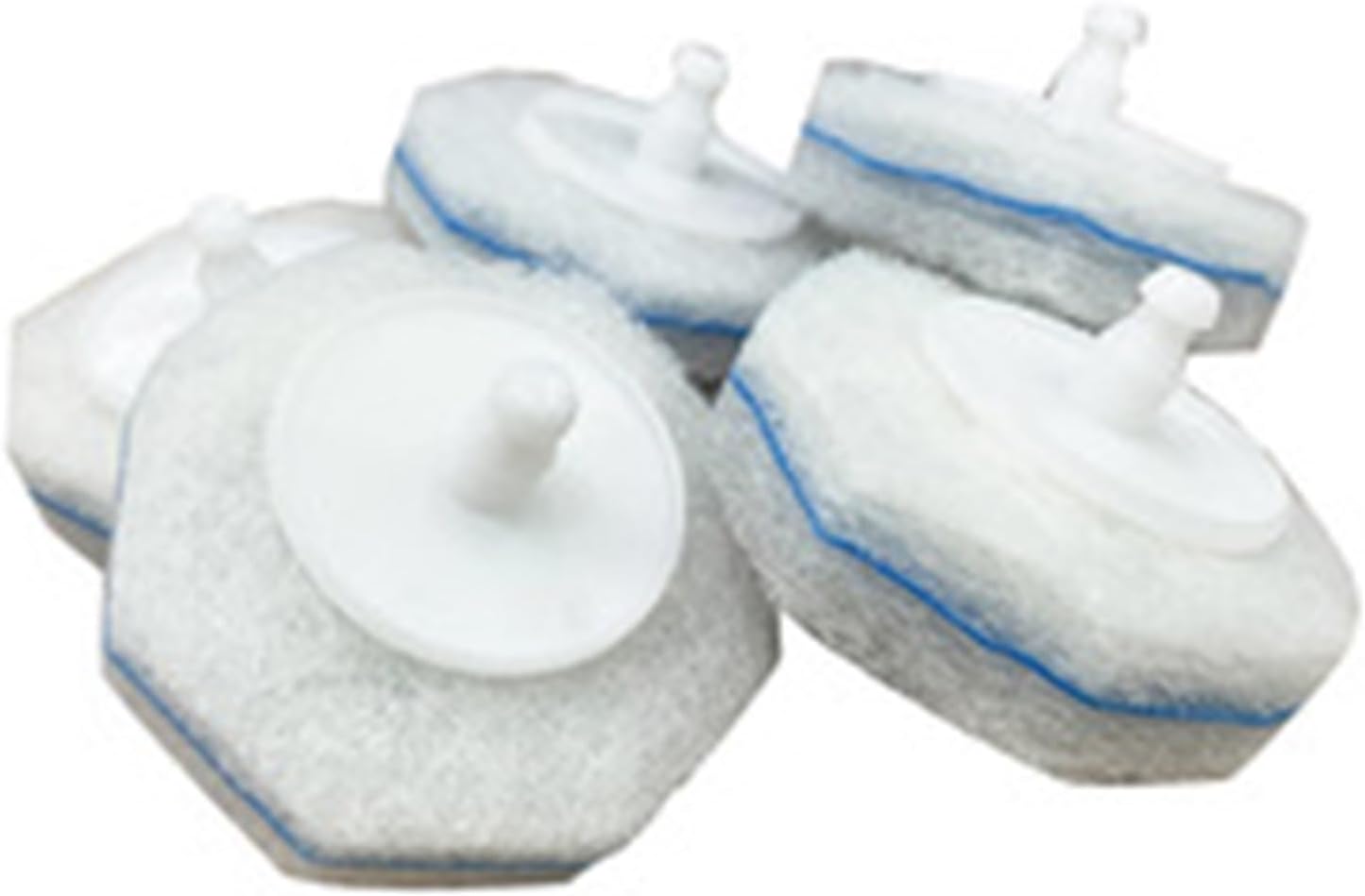 Disposable Toilet Brush Refills 40 Count, Toilet Wand Replacement Heads for Bowl Cleaning and Stain Removal