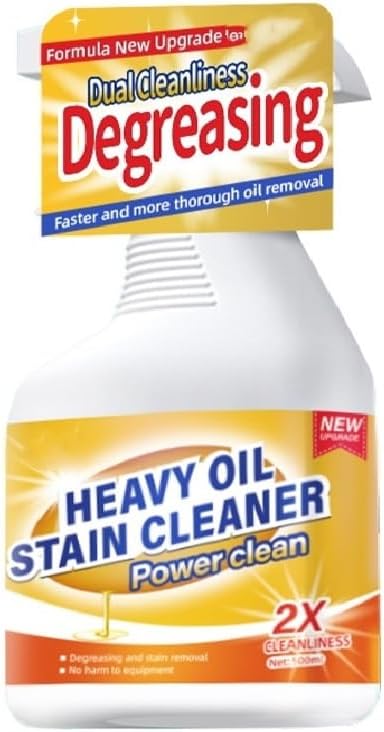 Kitchen Heavy Oil Cleaner Spray,100ML All Purpose Kitchens Heavy Oil Cleaning Agent, Grease Remover, , Multipurpose Kitchen Cleaner Spray for Countertops,stovetop , Ovens and Appliances (100ML-1PC)