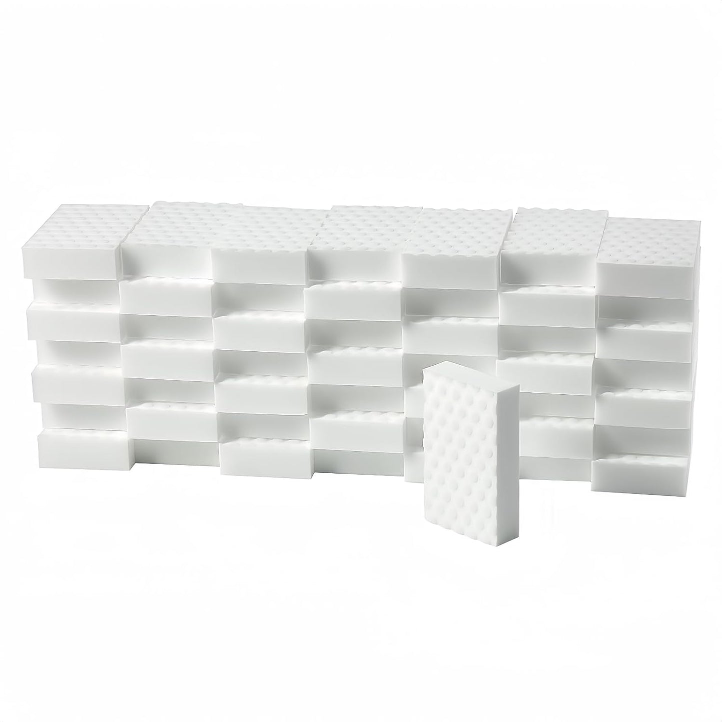 Magic Sponges Cleaning Eraser,50 Pack Melamine Sponge Foam Pads,Multi-Functional Household Cleaning Kitchen Dish Sponge for Furniture,Bathroom,Bathtub, Sink,Floor, Baseboard, Wall Cleaner