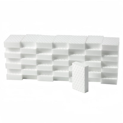 Magic Sponges Cleaning Eraser,50 Pack Melamine Sponge Foam Pads,Multi-Functional Household Cleaning Kitchen Dish Sponge for Furniture,Bathroom,Bathtub, Sink,Floor, Baseboard, Wall Cleaner