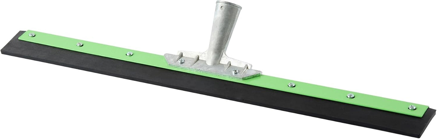 Restaurantware-SQUEEGEE ONLY: Clean Tek Professional 29.92 Inch Floor Squeegee, 1 Broom With Double Rubber Blade - Handle Sold Separately, Heavy-Duty, Steel Wiper For Concrete Floor