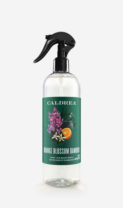 Caldrea Linen and Room Spray Air Freshener, Made with Essential Oils, Plant-Derived and Other Thoughtfully Chosen Ingredients, Pear Blossom Agave Scent, 16 oz
