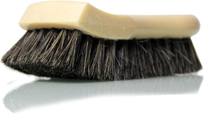 Chemical Guys Long Bristle Horse Hair Leather Cleaning Brush - Leather Brush to Gently Clean Car Interiors, Furniture, Sneakers, Boots, and More - Safe for Natural, Synthetic, Faux, and Pleather