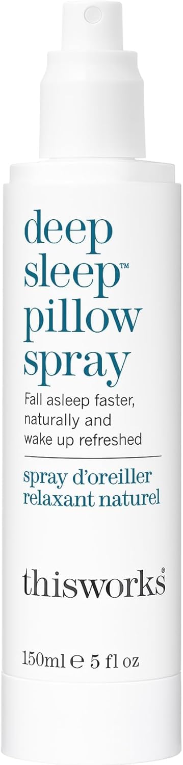 THISWORKS Deep Sleep Pillow Spray – Fast-Acting Natural Formula with Lavender for Relaxation and Restful Sleep – 35 ml (1.2 fl oz) Mini Travel Size
