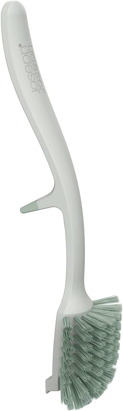 Joseph Joseph Edge Dish Brush with Integrated Sink Rest, Grey