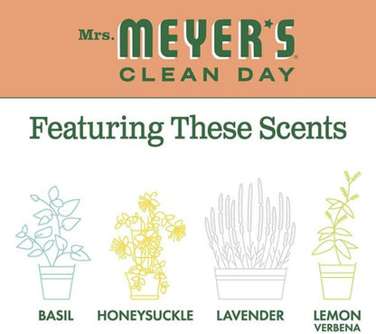 Mrs. MEYER'S Kitchen Set, Dish Soap, Hand Soap, and Multi-Surface Cleaner, 3 CT (Snowdrop)