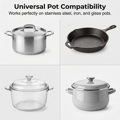 Powerful Burnt Residue Remover Paste for Cookware,260g Pot Bottom Black Stain Cleaner,Stainless Steel Cleaner & Polish, All Purpose Pot Cleaner For Bottom of Pans, Heavy Duty Oil Stain Remover (1PC)