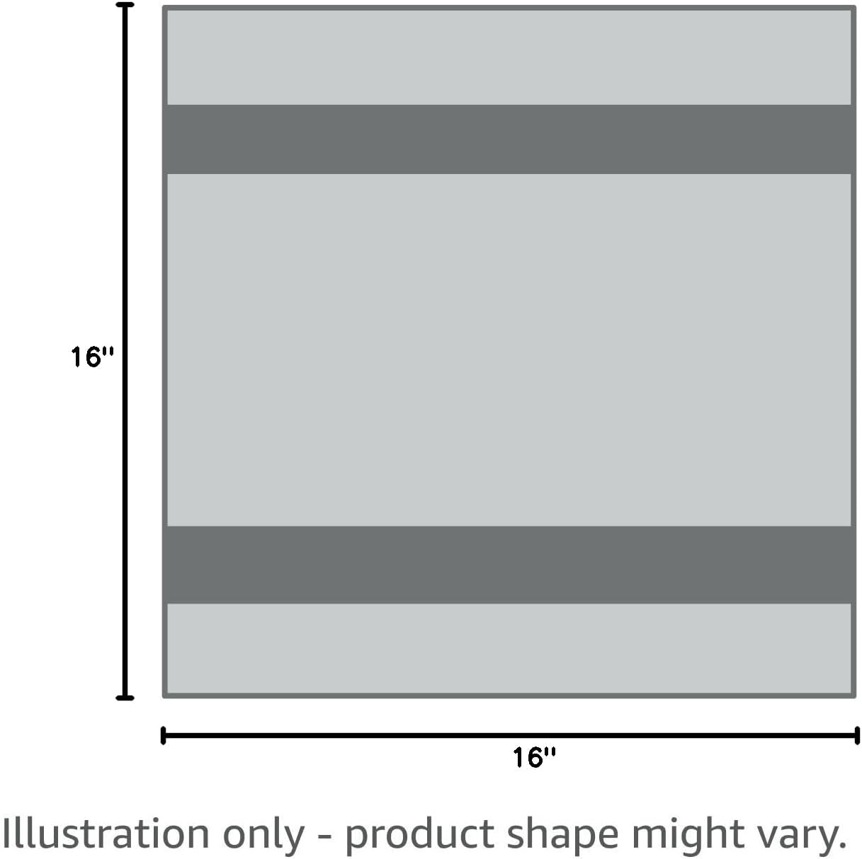 Puomue 6 Pack Microfiber Glass Cleaning Cloth, 16 Inch X 16 Inch, Lint Free Quickly Clean Window, Glasses, Windshields, Mirrors, and Stainless Steel, Blue