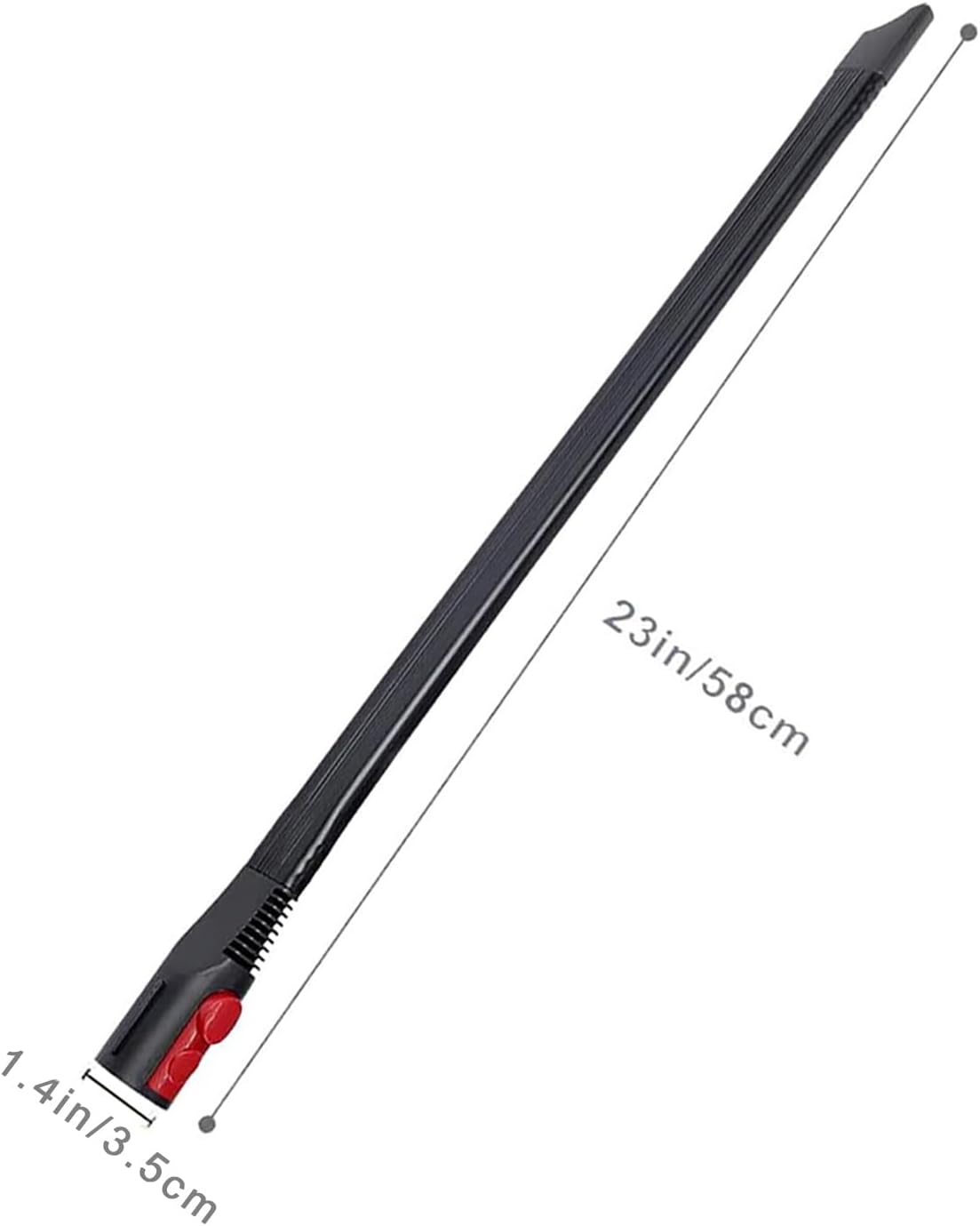 Scratch-free Dusting Brush & 63”Flexible Extension Hose Attachments for Dyson GEN5 V15 V12 V11 V10 V8 V7 Cordless Vacuum Cleaner, Ideal for Car Detailing, Keyboard/Blinds Cleaning,Delicate Surfaces
