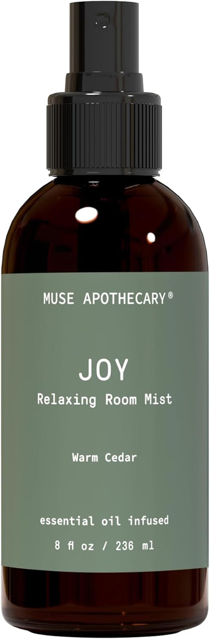 Muse Apothecary Room Ritual - Aromatic and Relaxing Room Mist, 4 oz, Infused with Natural Essential Oils - Aloe + Eucalyptus + Lavender