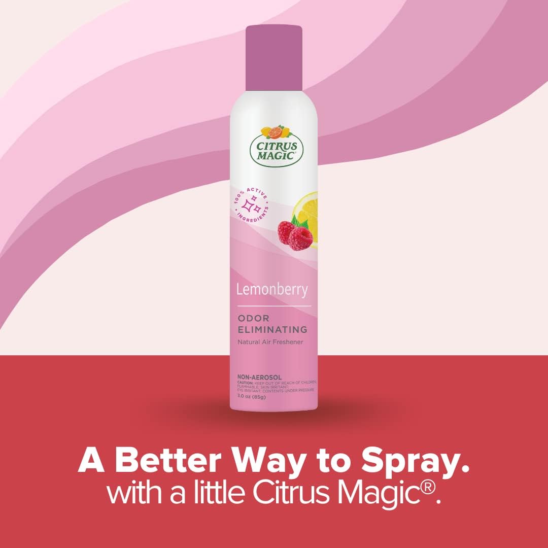 Citrus Magic Natural Odor Eliminating Air Freshener Spray, Fresh Citrus, 3-Ounce