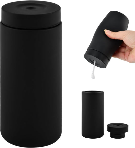 Dishwashing Soap Dispenser, Dish Detergent Dispenser, Dishwashing Liquid Dis-penser, Dish Soap Silicone Squeeze Bottle for Kitchen and Bathroom(Color:Black)