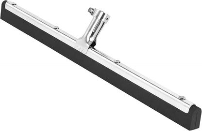 DSV Standard Uneven Surface Floor Squeegee 18’’, Double Foam Blade Garage Squeegee, Taper Pole Connection - Handle Sold Separately for Tiles, Concrete and Asphalt