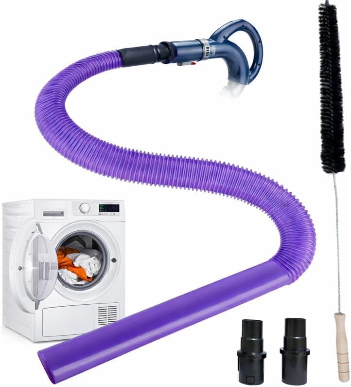 For Shark Navigator, Rotator & Rocket Vacuums: Flexible Crevice Tool for Hard to Reach Places, Dryer Vent Vacuum Attachment (Replacement Attachment Kit)