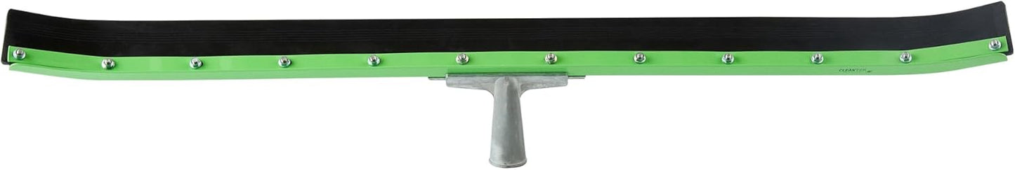 Restaurantware-SQUEEGEE ONLY: Clean Tek Professional 29.92 Inch Floor Squeegee, 1 Broom With Double Rubber Blade - Handle Sold Separately, Heavy-Duty, Steel Wiper For Concrete Floor