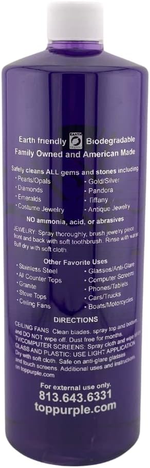 Jewelry and More Cleaner 8 Ounce Spray Bottle