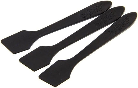 Thermal Grizzly Thermal Paste Spatula (3-Pack) and Cleaning Wipes Bundle