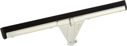 Restaurantware-SQUEEGEE ONLY: Clean Tek Professional 29.92 Inch Floor Squeegee, 1 Broom With Double Rubber Blade - Handle Sold Separately, Heavy-Duty, Steel Wiper For Concrete Floor