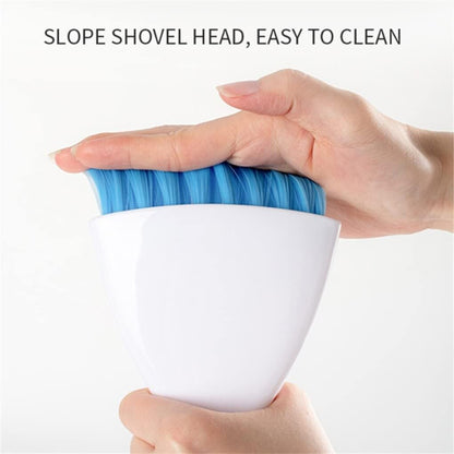 Small Hand Dust Pan and Brush - Small Broom and Dustpan Set, Mini Broom and Dustpan, Compact Dustpans and Brush for Home Cleaning, Sofa, Desk, Guinea Pig Cage, Cat Litter, etc. (Light Green)